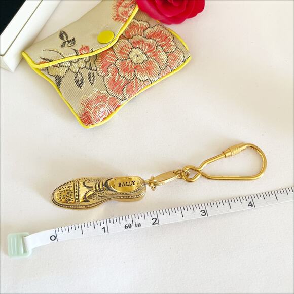 BALLY Vintage Key Gold Chain Mens Shoe Unisex - Picture 9 of 10